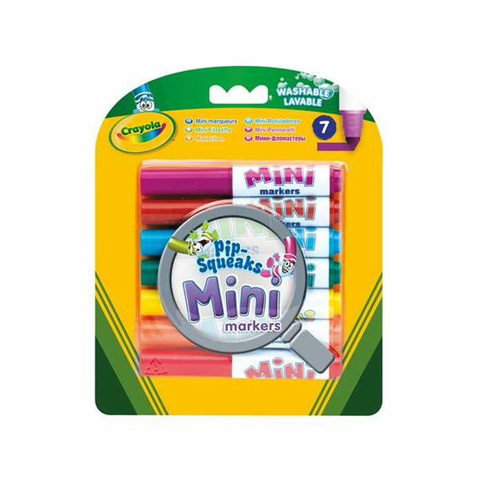 Set de Carioci Crayola Mini Lavabil/ă 7 Piese