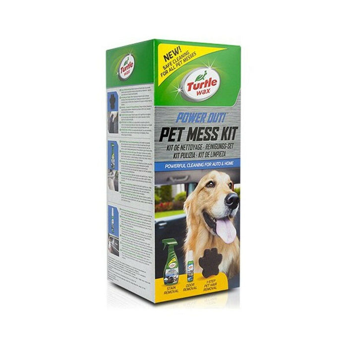 Kit de curățare Turtle Wax TW53055 Power Out Pet Mess (3 pcs)