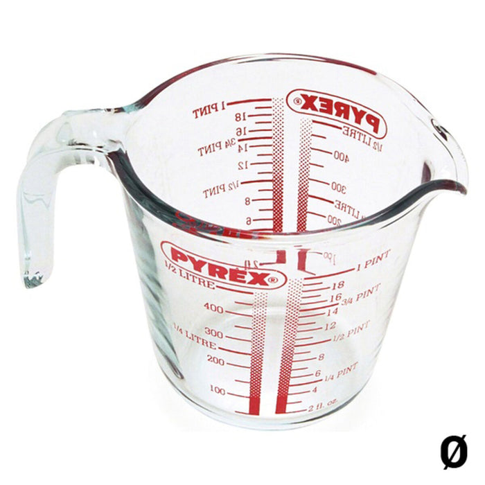 Ulcior gradat Pyrex Classic Vidrio Transparent Sticlă