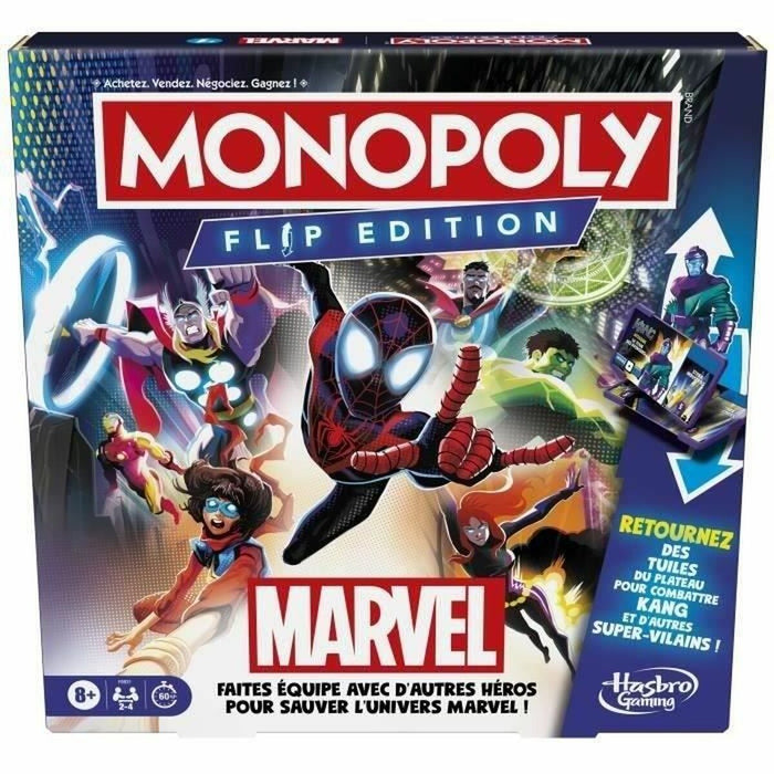 Joc de Masă Hasbro Monopoly Flip Edition MARVEL