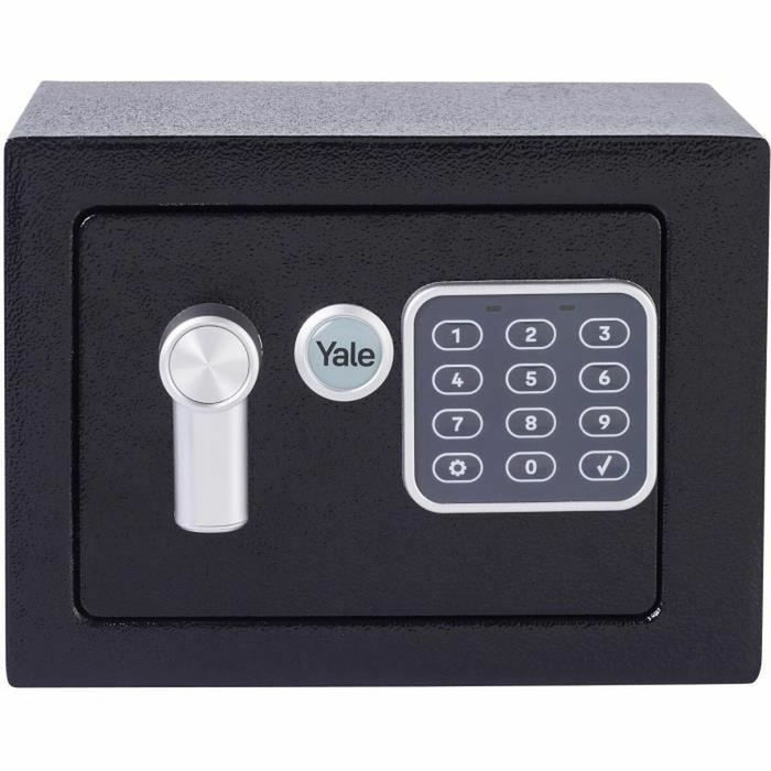Seif cu încuietoare electronică Yale Negru 3,8 L 17 x 23 x 17 cm Oțel inoxidabil Oțel