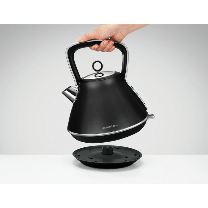 Fierbător Morphy Richards Evoke Retro Negru Metal 2200 W 1,5 L
