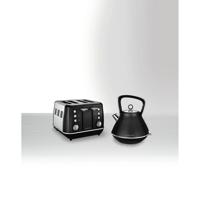 Fierbător Morphy Richards Evoke Retro Negru Metal 2200 W 1,5 L