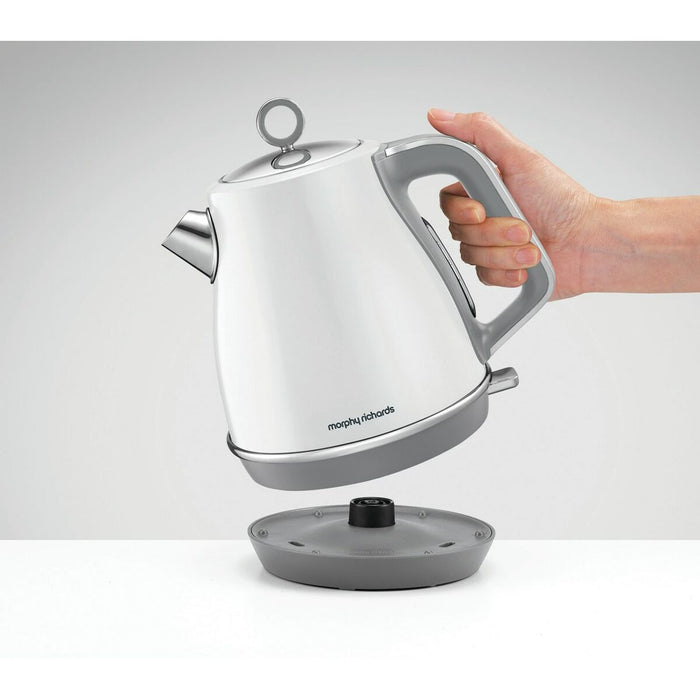 Fierbător Morphy Richards Evoke Alb Metal 2200 W 1,5 L