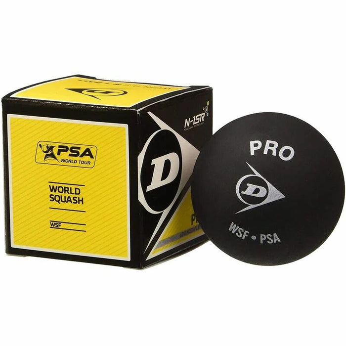 Minge de squash Dunlop Revelation Pro Negru Negru/Galben