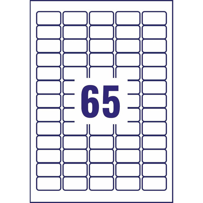 Etichete autoadezive Avery Transparent 210 x 297 mm 38,1 x 21,2 mm