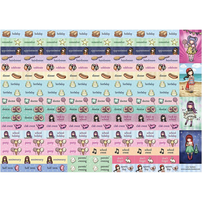 Calendar Gorjuss Fireworks 2023 Castaniu 30 x 30 x 0,2 cm