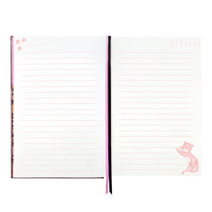 Jurnal Gorjuss Purrrrrfect love Juvenil Leopard (12,5 x 18,5 x 1,5 cm)