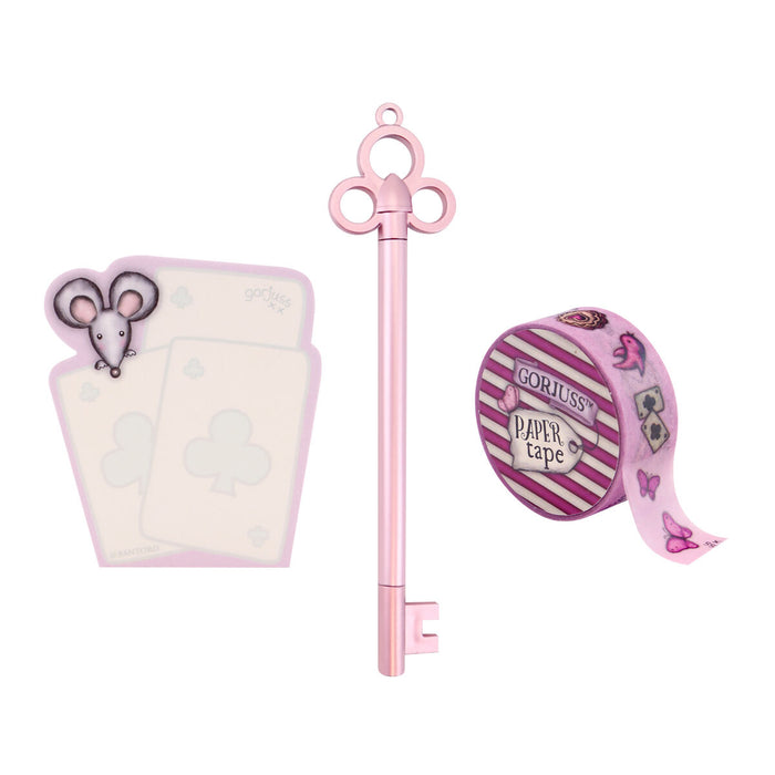 Set de Papetărie Gorjuss Curiosity Gri Verde