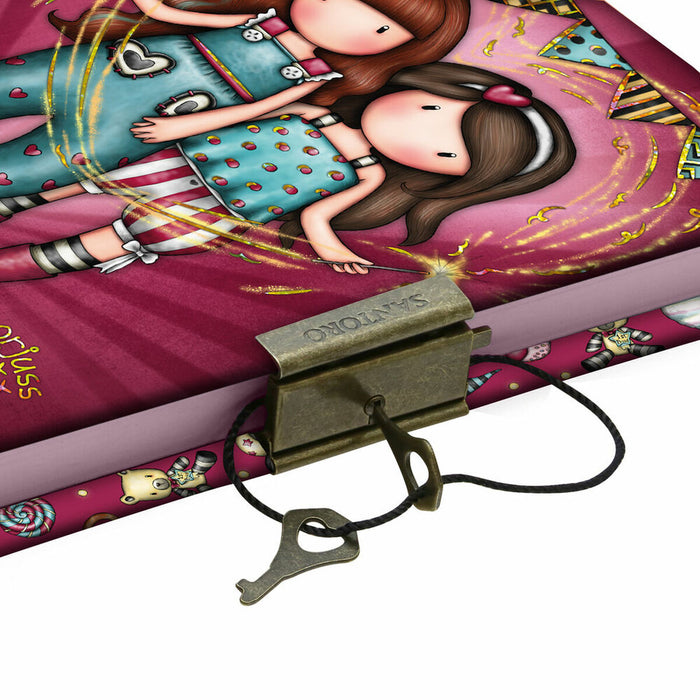 Jurnal Gorjuss Fireworks Castaniu (12.8 x 17.5 x 2 cm)