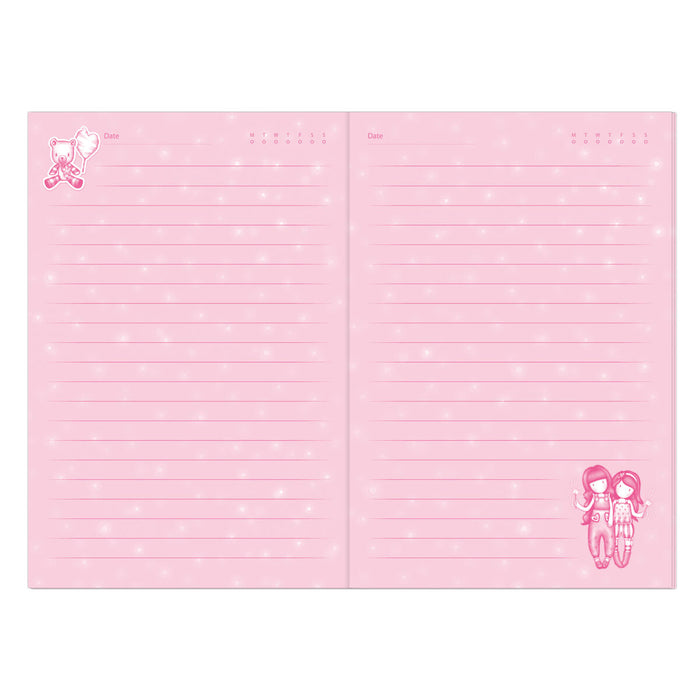 Jurnal Gorjuss Fireworks Castaniu (12.8 x 17.5 x 2 cm)