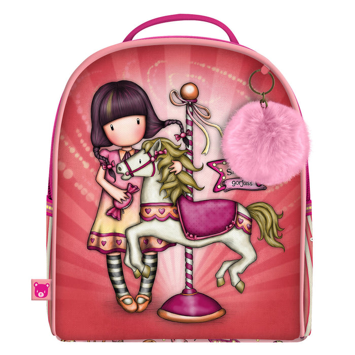 Ghiozdan Gorjuss Carousel Mini Somon (20 x 22 x 10 cm)