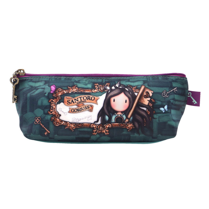 Penar Școlar Gorjuss Curiosity Gri Verde (22.3 x 8.8 x 5.7 cm)