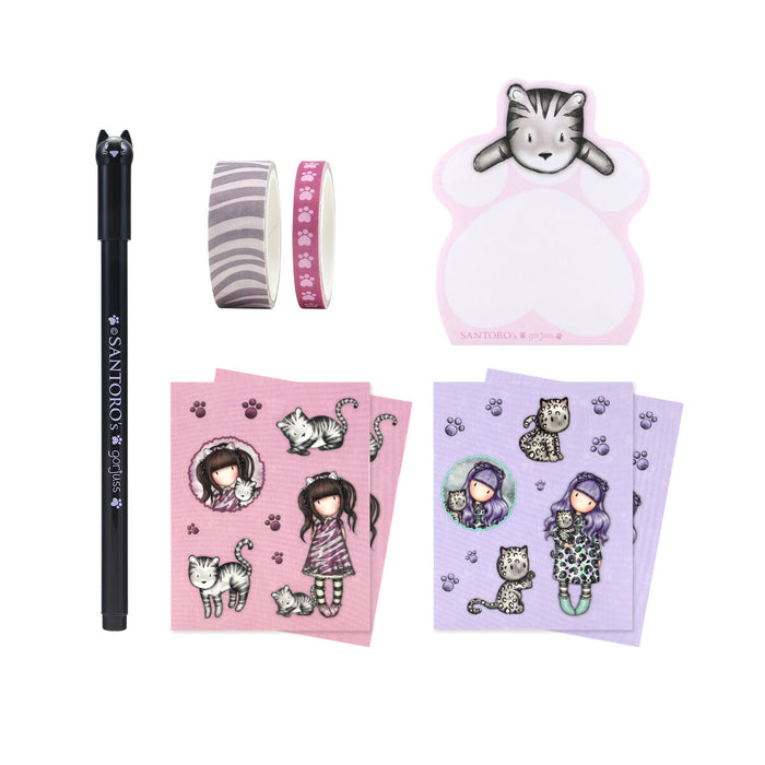 Set de Papetărie Gorjuss Ruby wild Roz Gri