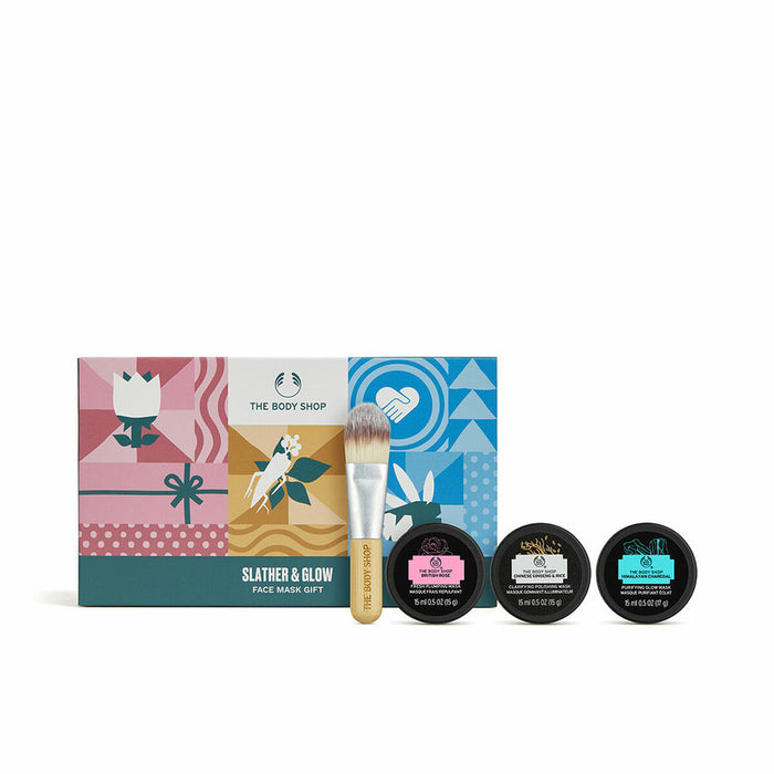 Set de Cosmetică The Body Shop Slather & Glow 4 Piese