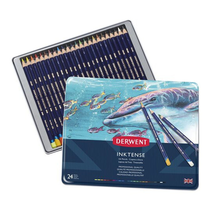 Creioane DERWENT Inktense 24 Piese Multicolor (24 Piese)