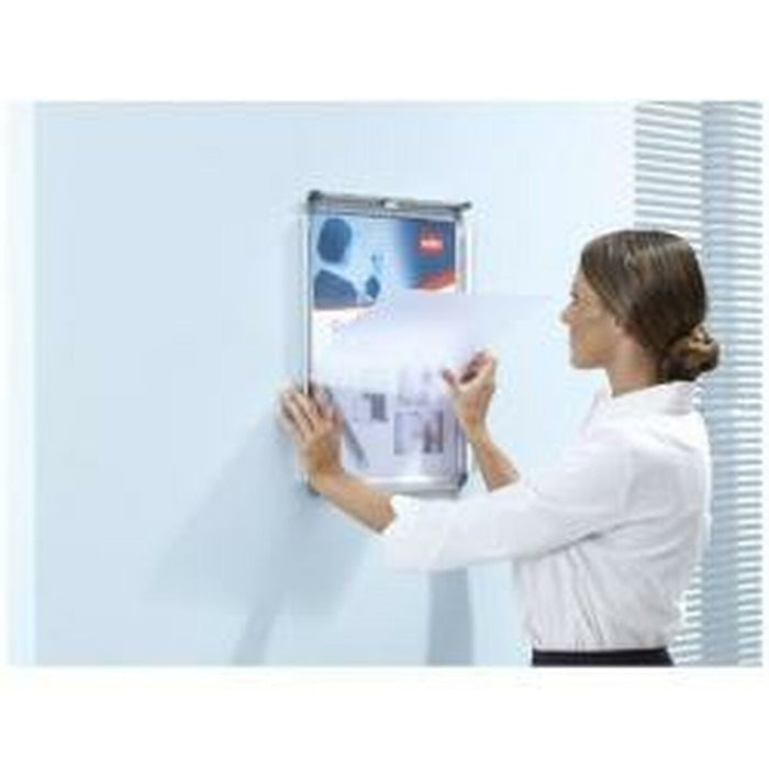 Avizier Nobo 1902213 Argintiu Aluminiu Stand Prezentare
