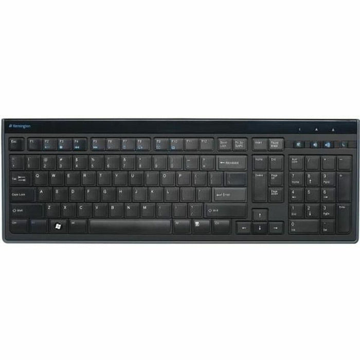 Tastatură Kensington Advance Fit AZERTY Negru Negru mat Franceză AZERTY