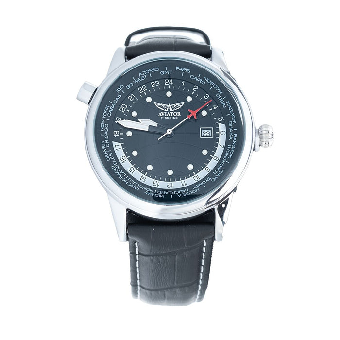 Ceas Bărbați Aviator AVW6975G354 Negru