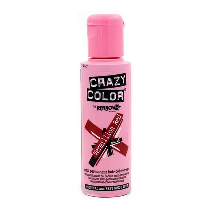 Vopsea Permanentă Crazy Color 40 Vermillion Red (100 ml)