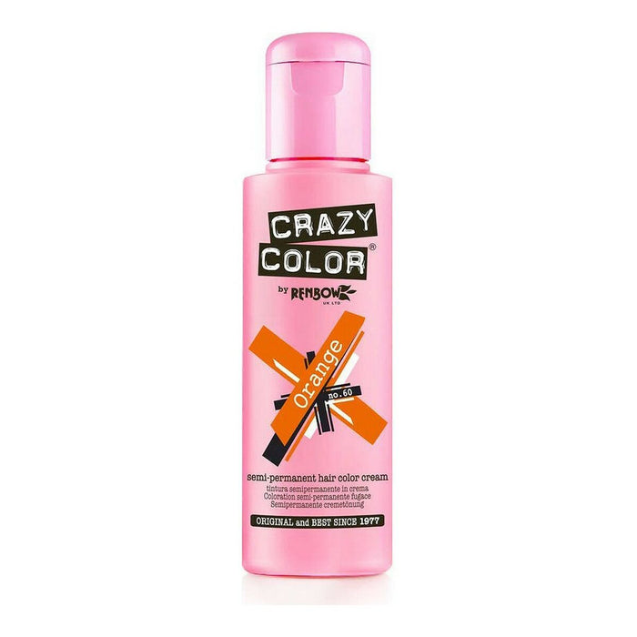 Vopsea Semipermanentă Orange Crazy Color Nº 60 (100 ml)