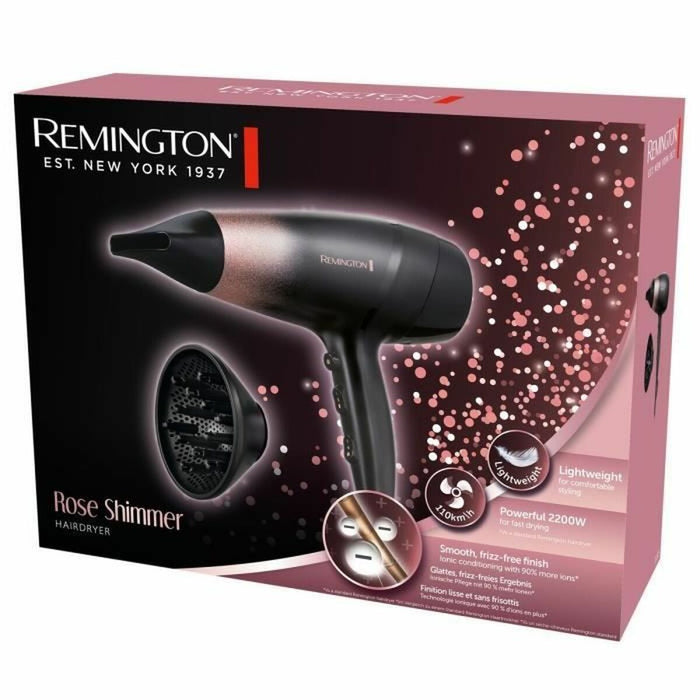 Uscător de Păr Remington D5305 Negru Roz 2200 W