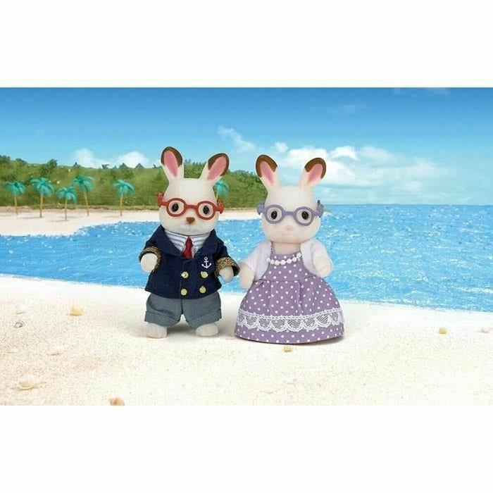 Figurine de Acțiune Sylvanian Families 5190 Grandparents Rabbit Chocolate