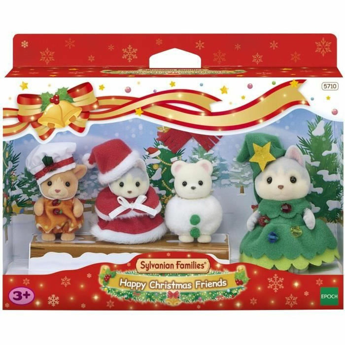 Accesorii pentru căsuțe de păpuși Sylvanian Families Happy ChristmaS Friends