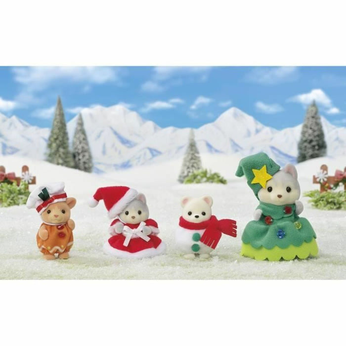Accesorii pentru căsuțe de păpuși Sylvanian Families Happy ChristmaS Friends