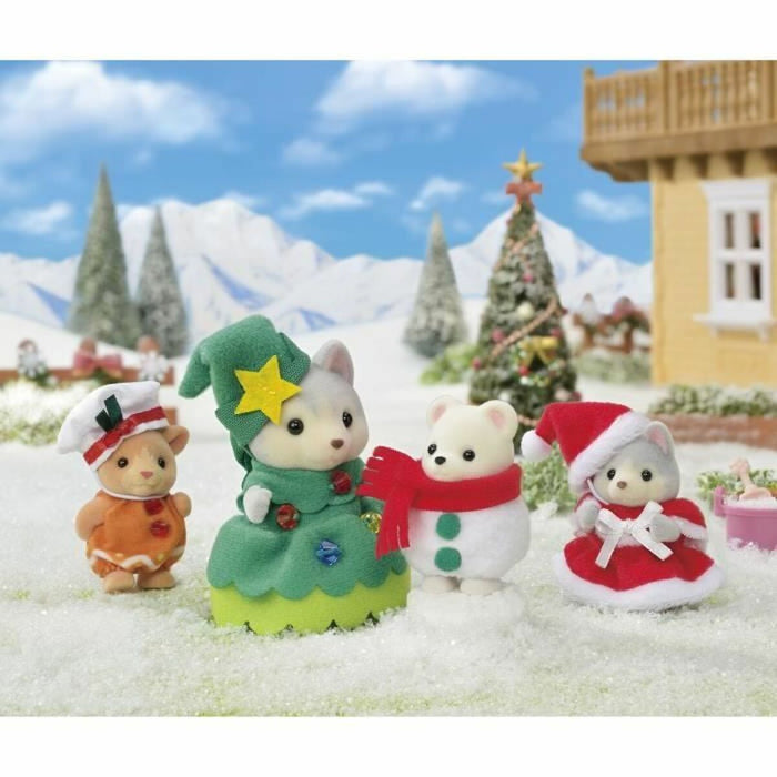 Accesorii pentru căsuțe de păpuși Sylvanian Families Happy ChristmaS Friends