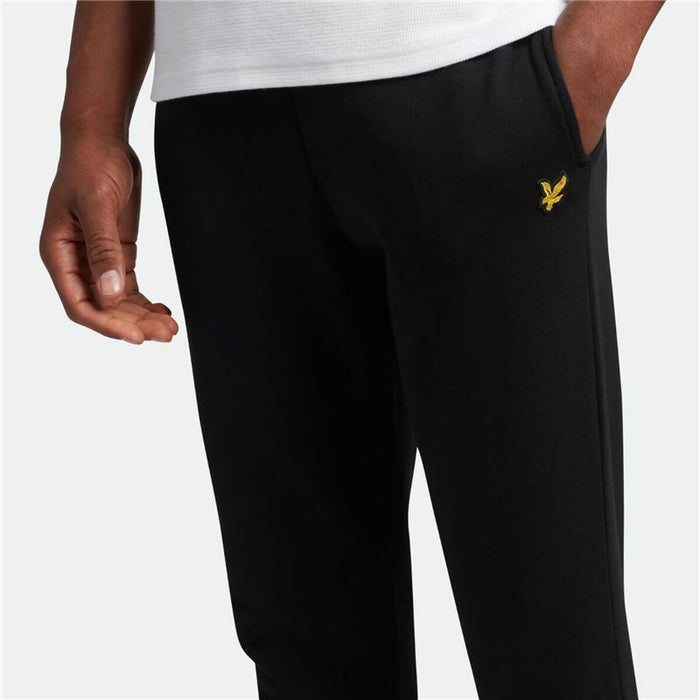 Pantaloni lungi de sport Lyle & Scott Skinny Sweat Negru Bărbați