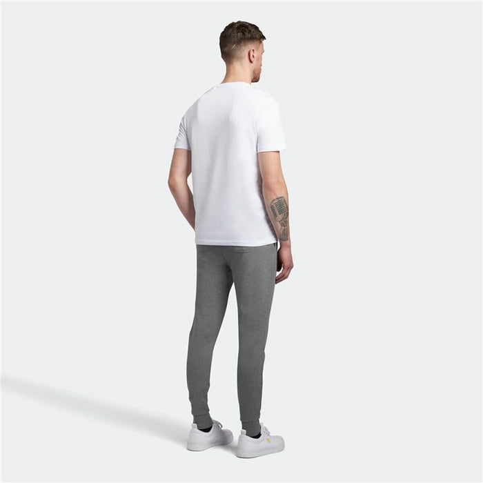 Pantaloni lungi de sport Lyle & Scott Skinny Sweat Gri închis Bărbați