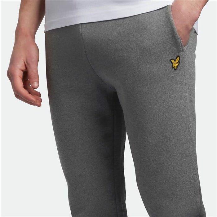 Pantaloni lungi de sport Lyle & Scott Skinny Sweat Gri închis Bărbați