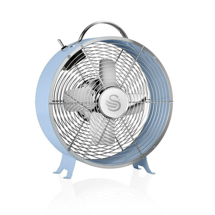 Ventilator de Masă Swan Retro SFA12630BL Albastru 1,8 x 31 x 26 cm