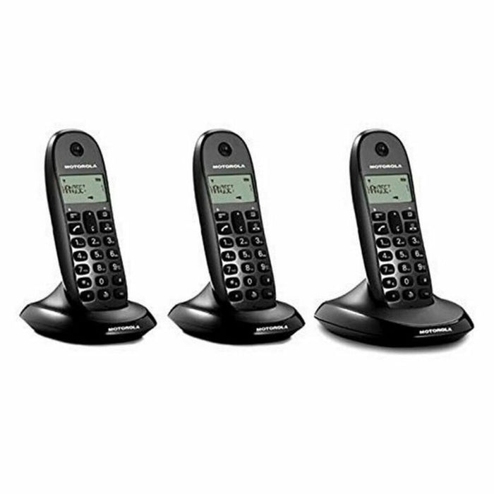 Telefon fără Fir Motorola C1003LB+ Trio (3 Pcs) Albastru Negru
