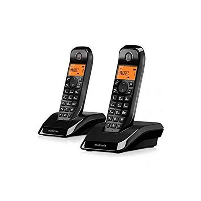 Telefon fără Fir Motorola S1202 Duo Negru/Alb