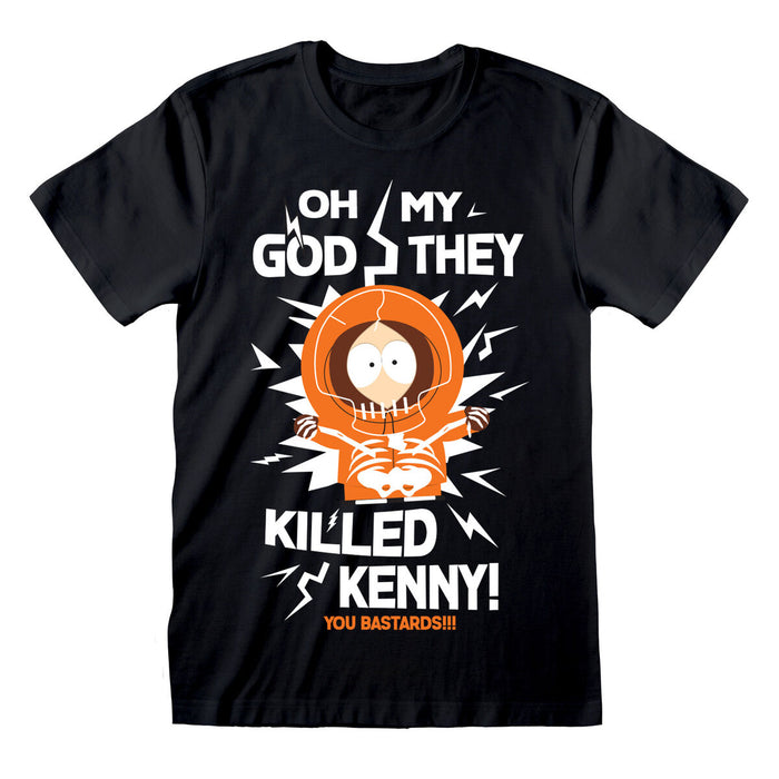 Tricou cu Mânecă Scurtă South Park They Killed Kenny Negru Unisex