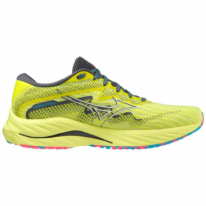 Încălțăminte de Running pentru Adulți Mizuno Wave Rider 27 Galben Bărbați