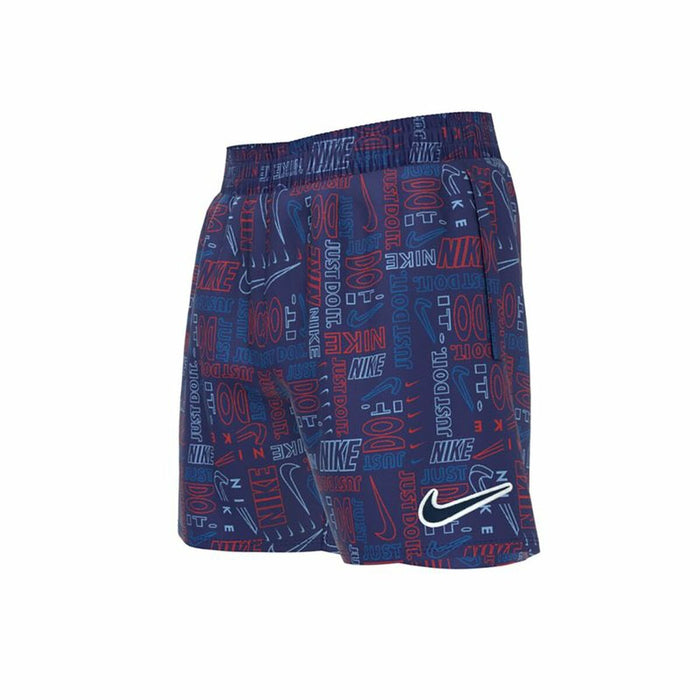 Costum de Baie Copii Nike Volley Albastru