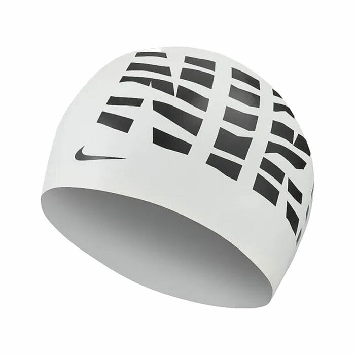 Cască de Înot Nike Graphic 3 Alb Silicon Adulți