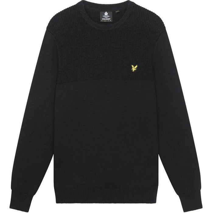 Hanorac fără Glugă Bărbați Lyle & Scott V1-Crew Negru