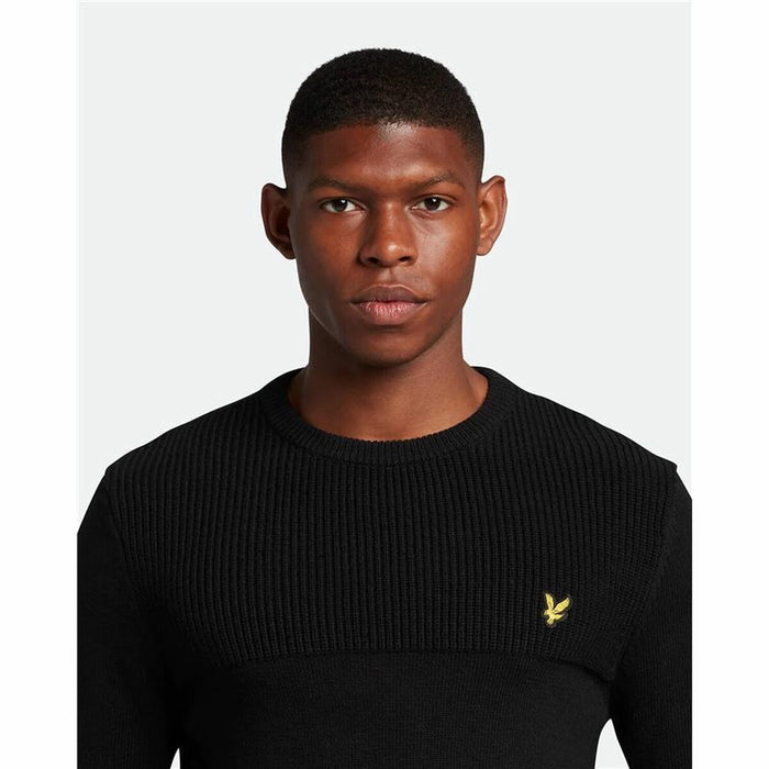 Hanorac fără Glugă Bărbați Lyle & Scott V1-Crew Negru