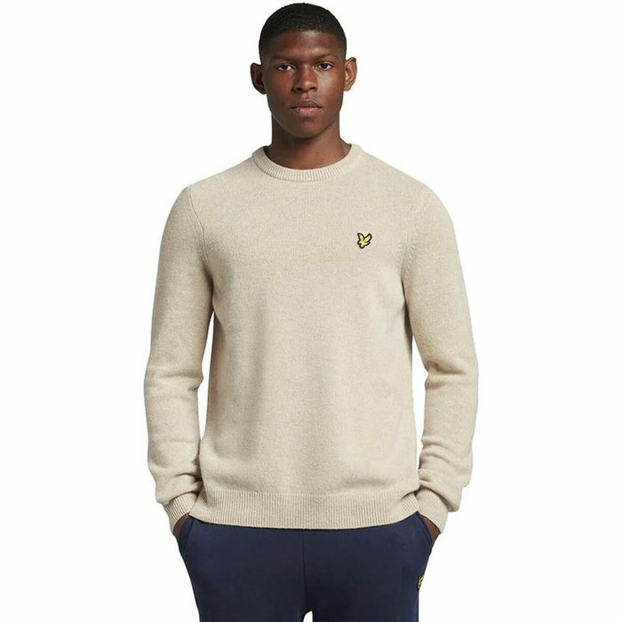 Hanorac fără Glugă Bărbați Lyle & Scott V1-Crew Bej