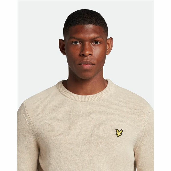 Hanorac fără Glugă Bărbați Lyle & Scott V1-Crew Bej