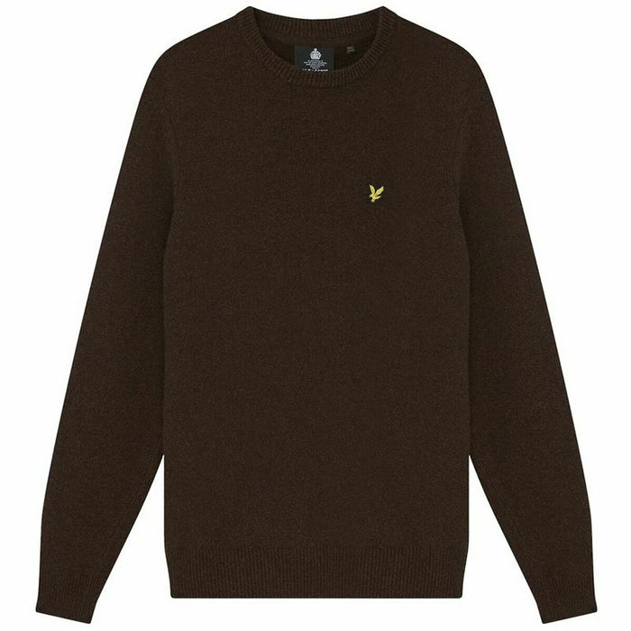 Hanorac fără Glugă Bărbați Lyle & Scott V1 Crew Maro închis