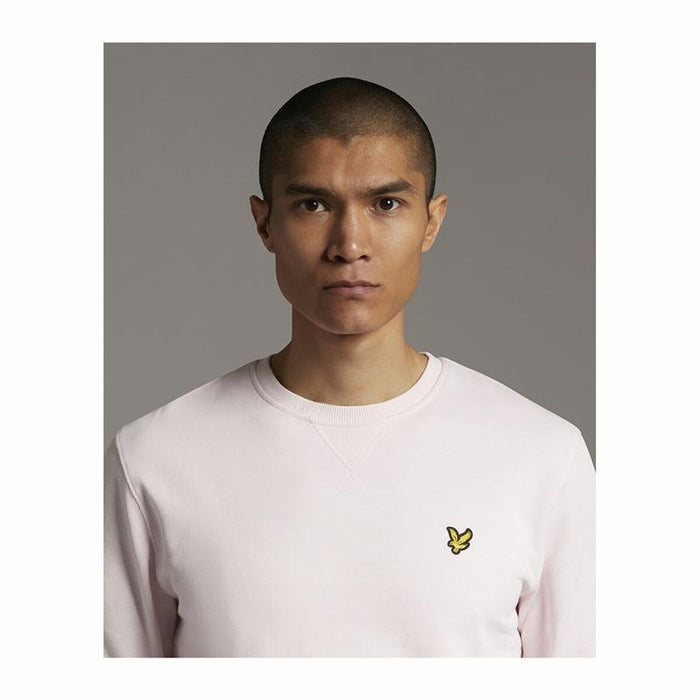 Hanorac fără Glugă Bărbați Lyle & Scott V1 Crew Roz