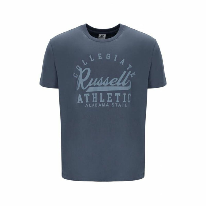 Tricou cu Mânecă Scurtă Russell Athletic Amt A30211 Albastru închis Bărbați