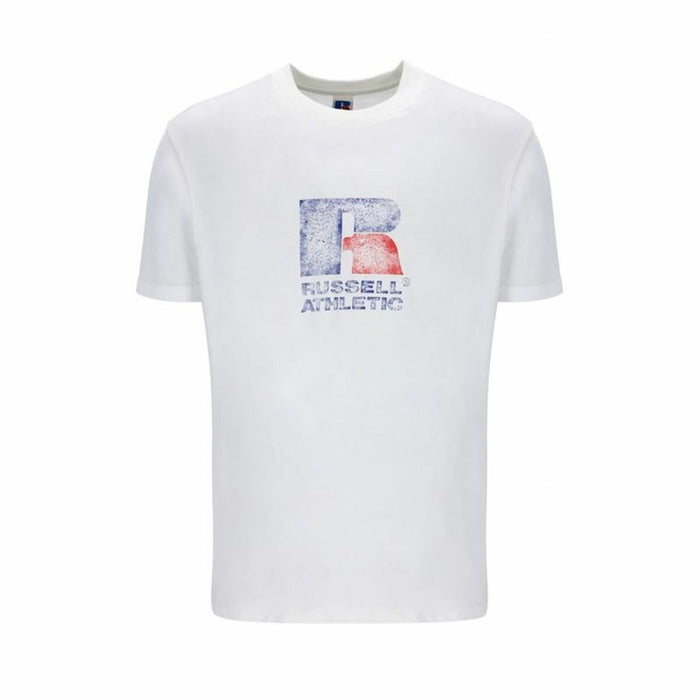 Tricou cu Mânecă Scurtă Russell Athletic Emt E36201 Alb Bărbați