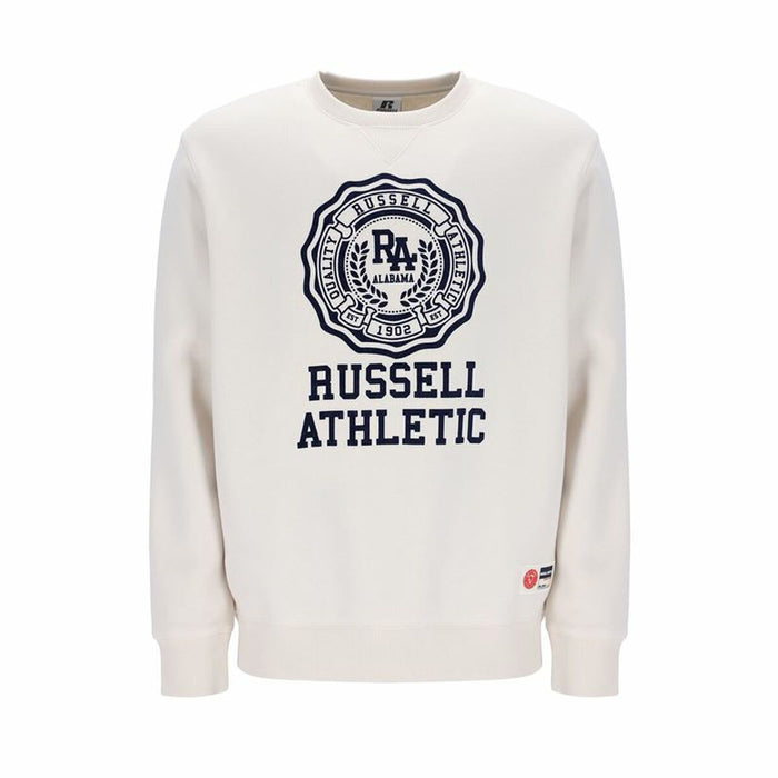 Hanorac fără Glugă Bărbați Russell Athletic Ath Rose Alb