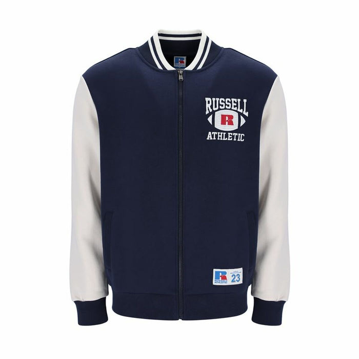 Jachetă Sport de Bărbați Russell Athletic Bomber Ty Bleumarin
